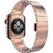 Curea iUni compatibila cu Apple Watch 1/2/3/4/5/6/7, 40mm, Link Bracelet, Otel Inoxidabil, Rose Gold